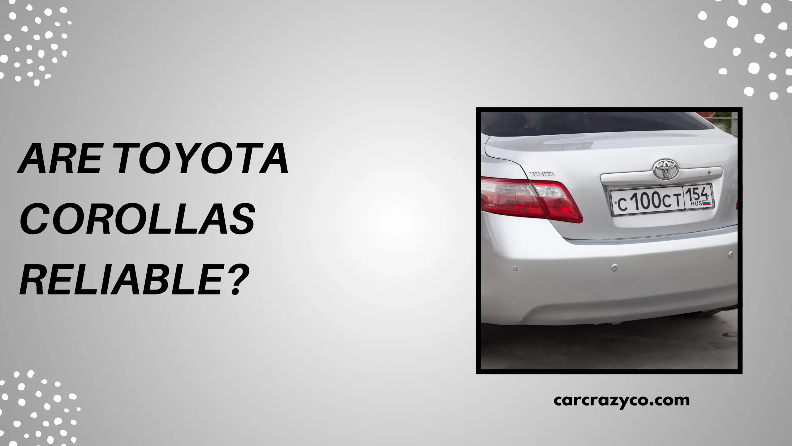Are Toyota Corollas Reliable