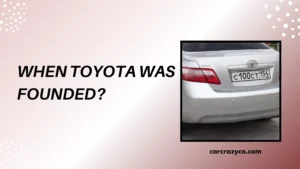 When Toyota Was Founded